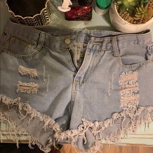 jean shorts